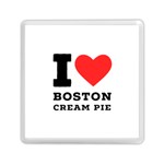 I love Boston cream pie Memory Card Reader (Square) Front