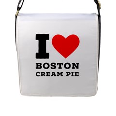 I Love Boston Cream Pie Flap Closure Messenger Bag (l) by ilovewhateva