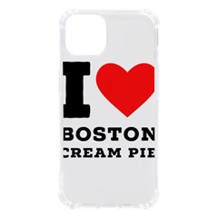 I Love Boston Cream Pie Iphone 13 Tpu Uv Print Case by ilovewhateva