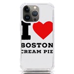 I love Boston cream pie iPhone 13 Pro TPU UV Print Case Front