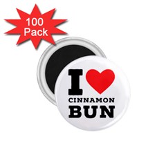 I Love Cinnamon Bun 1 75  Magnets (100 Pack)  by ilovewhateva