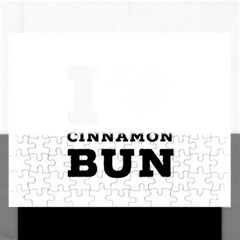 I Love Cinnamon Bun Rectangular Jigsaw Puzzl by ilovewhateva