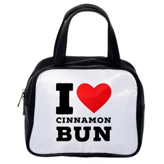 I Love Cinnamon Bun Classic Handbag (one Side) by ilovewhateva