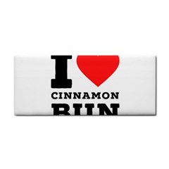 I Love Cinnamon Bun Hand Towel by ilovewhateva