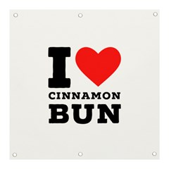 I Love Cinnamon Bun Banner And Sign 3  X 3  by ilovewhateva