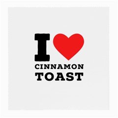 I Love Cinnamon Toast Medium Glasses Cloth by ilovewhateva