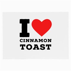 I Love Cinnamon Toast Large Glasses Cloth by ilovewhateva