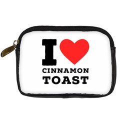 I Love Cinnamon Toast Digital Camera Leather Case by ilovewhateva