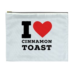 I Love Cinnamon Toast Cosmetic Bag (xl) by ilovewhateva