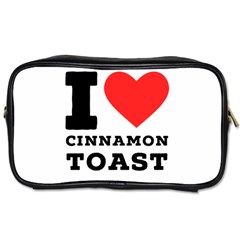 I Love Cinnamon Toast Toiletries Bag (one Side) by ilovewhateva