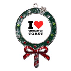 I Love Cinnamon Toast Metal X mas Lollipop With Crystal Ornament by ilovewhateva