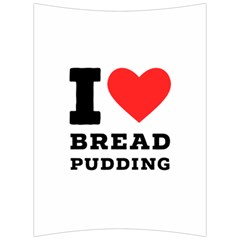 I Love Bread Pudding  Back Support Cushion by ilovewhateva