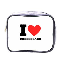 I Love Cheesecake Mini Toiletries Bag (one Side) by ilovewhateva