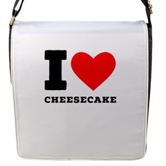 I Love Cheesecake Flap Closure Messenger Bag (s) by ilovewhateva