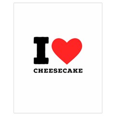 I Love Cheesecake Drawstring Bag (small) by ilovewhateva