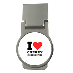 I Love Cherry Cheesecake Money Clips (round)  by ilovewhateva