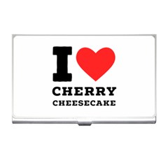 I Love Cherry Cheesecake Business Card Holder by ilovewhateva