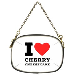 I Love Cherry Cheesecake Chain Purse (two Sides) by ilovewhateva