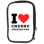 I love cherry cheesecake Compact Camera Leather Case Front