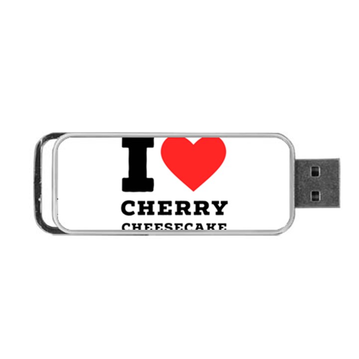 I love cherry cheesecake Portable USB Flash (One Side)