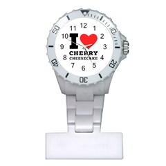 I Love Cherry Cheesecake Plastic Nurses Watch by ilovewhateva