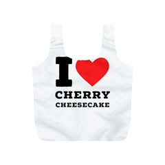 I Love Cherry Cheesecake Full Print Recycle Bag (s) by ilovewhateva