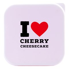 I Love Cherry Cheesecake Stacked Food Storage Container by ilovewhateva