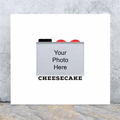 I Love Cherry Cheesecake White Wall Photo Frame 5  X 7  by ilovewhateva