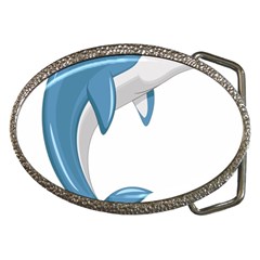 Blue Dolphin Belt Buckles