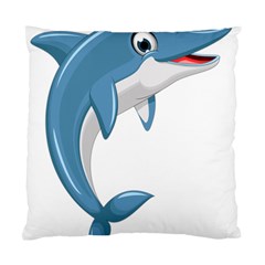 Blue Dolphin Standard Cushion Case (one Side) by pakminggu