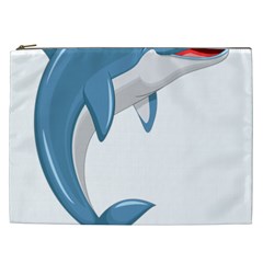 Blue Dolphin Cosmetic Bag (xxl)