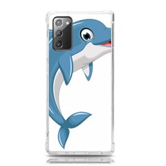 Blue Dolphin Samsung Galaxy Note 20 Tpu Uv Case by pakminggu