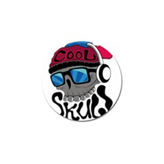 Cool Skull Golf Ball Marker (4 Pack) by pakminggu