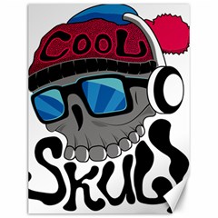 Cool Skull Canvas 12  X 16  by pakminggu