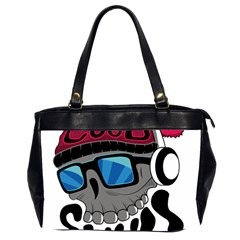 Cool Skull Oversize Office Handbag (2 Sides) by pakminggu