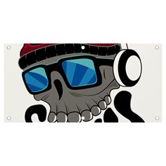 Cool Skull Banner And Sign 4  X 2 