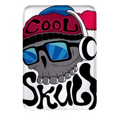 Cool Skull Rectangular Glass Fridge Magnet (4 Pack)