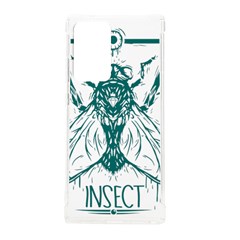 Green Insect Bee Illustration Samsung Galaxy Note 20 Ultra Tpu Uv Case by pakminggu