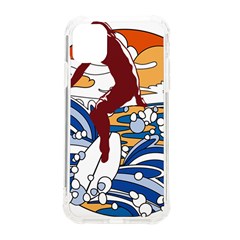 Beach Illustration Summer Beach Surf Waves Iphone 11 Tpu Uv Print Case by pakminggu