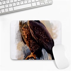 Eagle Art Eagle Watercolor Painting Bird Animal Small Mousepad by pakminggu