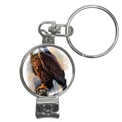 Eagle Art Eagle Watercolor Painting Bird Animal Nail Clippers Key Chain by pakminggu