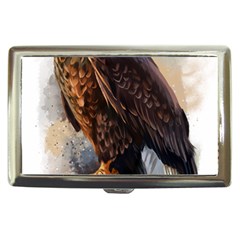 Eagle Art Eagle Watercolor Painting Bird Animal Cigarette Money Case by pakminggu