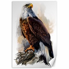 Eagle Art Eagle Watercolor Painting Bird Animal Canvas 24  X 36  by pakminggu