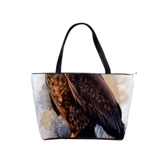 Eagle Art Eagle Watercolor Painting Bird Animal Classic Shoulder Handbag by pakminggu