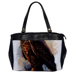 Eagle Art Eagle Watercolor Painting Bird Animal Oversize Office Handbag by pakminggu