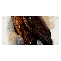 Eagle Art Eagle Watercolor Painting Bird Animal Banner And Sign 6  X 3  by pakminggu