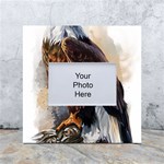 Eagle Art Eagle Watercolor Painting Bird Animal White Box Photo Frame 4  x 6  Front