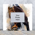 Eagle Art Eagle Watercolor Painting Bird Animal White Wall Photo Frame 5  x 7  Front