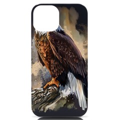 Eagle Art Eagle Watercolor Painting Bird Animal Iphone 14 Black Uv Print Case by pakminggu