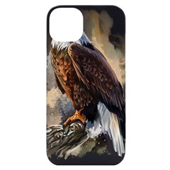 Eagle Art Eagle Watercolor Painting Bird Animal Iphone 14 Plus Black Uv Print Case by pakminggu